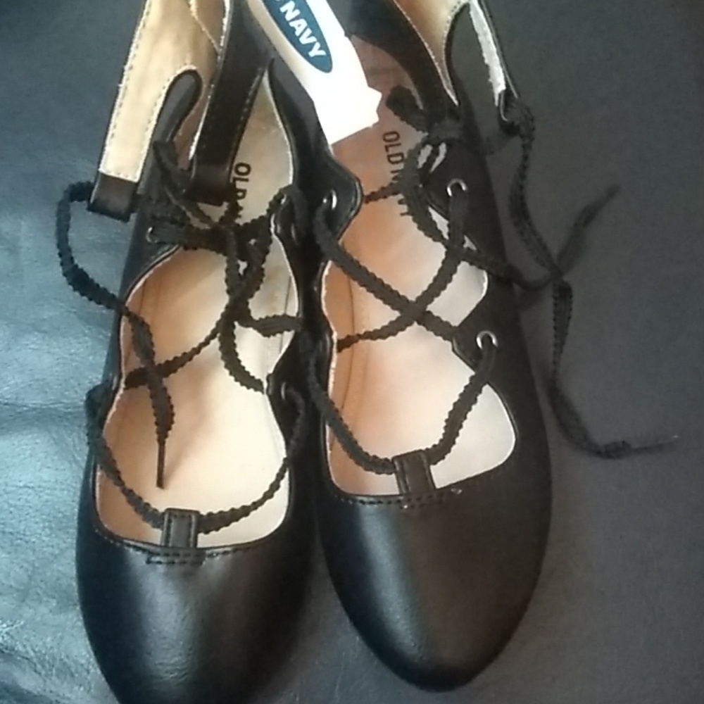 Old Navy black shoes 1 girls dressy flats
